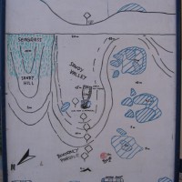 Tauchplatzkarte des Bereiches der Sinai Divers, Mai 2007