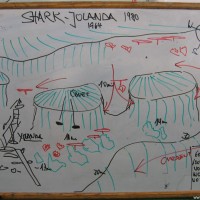 Tauchplatzkarte des Shark & Yolanda Reefs, Mai 2007