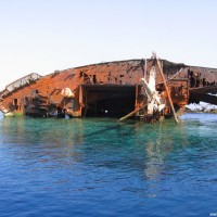 Das Wrack der Loullia, Mai 2007