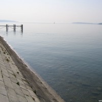 Blick von der Treppe nach links, April 2005