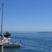 Blick auf den See von der Promenade aus, Mai 2005