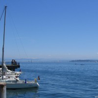 Blick auf den See von der Promenade aus, Mai 2005