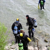 Gang zur Steilwandkante am Seezeichen 24, April 2002