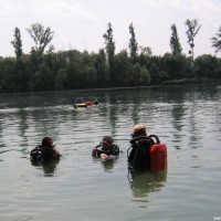 Martin, Gerhard und Alex tauchen ab, Juli 2005