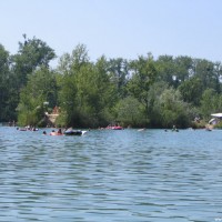 Blick auf den See, Juli 2005