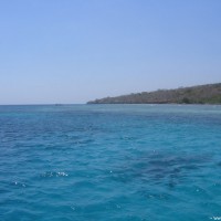 Blick auf Menjangan Island, September 2007