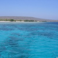 Blick auf Menjangan Island, September 2007