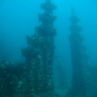 Eingang des Unterwassertempels auf 33 Metern, September 2007