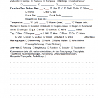 iQ Logbook M / sub-base Logbuch - 1 Tauchgang pro Seite v3