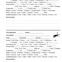 iQ Logbook XS/S - 2 Tauchgänge pro Seite v3